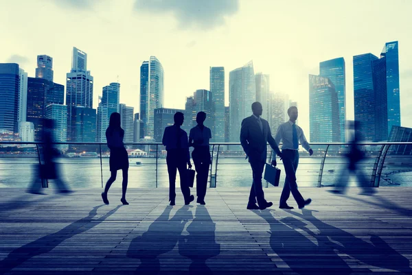 Business People walking — Stock Photo, Image