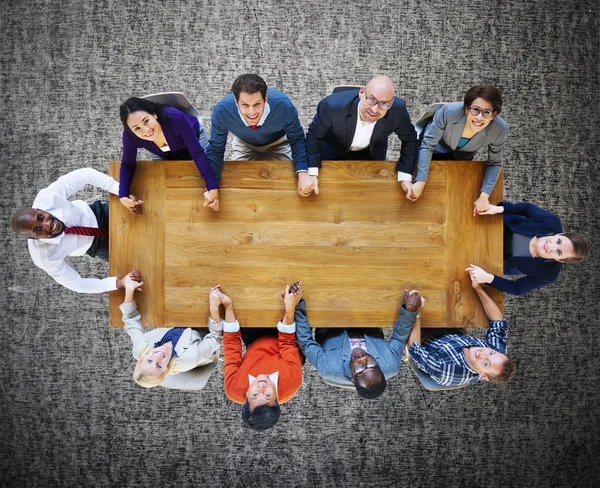 Gente de negocios en reunión, concepto de unidad — Foto de Stock