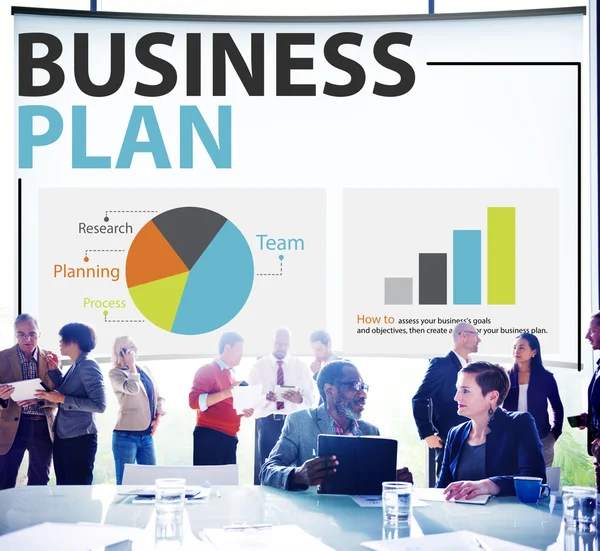 Concepto de plan de negocio — Foto de Stock