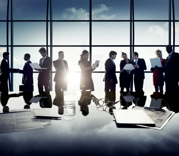 Group of business people at meeting — Stock Photo, Image