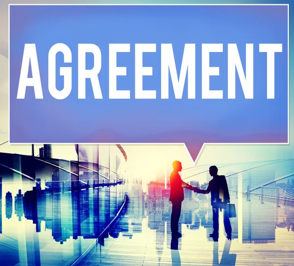 Avtalet samverkan anslutning koncept — Stockfoto