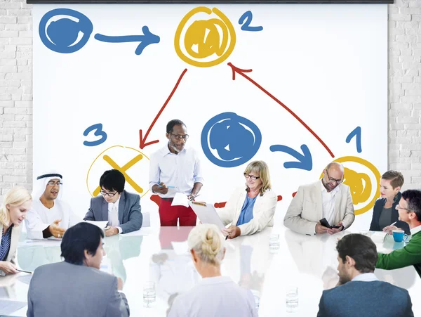 Plannen van strategie denken Concept — Stockfoto