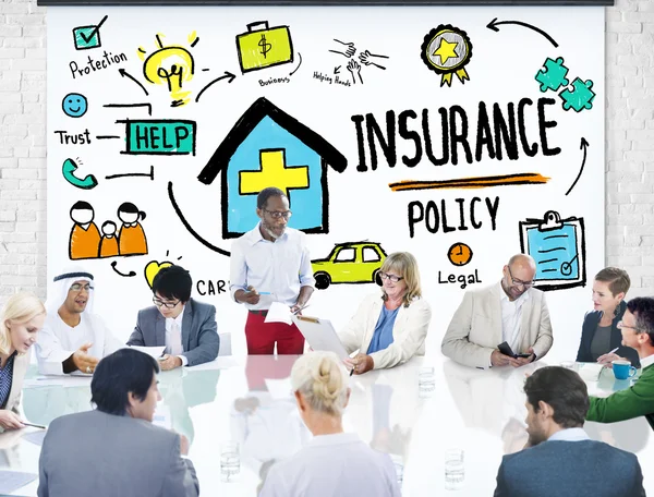 Diversity Business People Insurance Concept — Stock Photo, Image