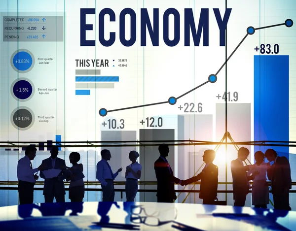 Personas y Economía Bancaria Concepto de Finanzas —  Fotos de Stock