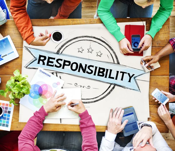 Verantwortung Zuverlässigkeit Vertrauen Konzept — Stockfoto