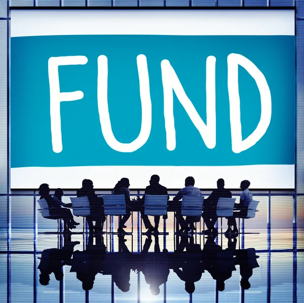 Conceito de capital de investimento de doação de fundos — Fotografia de Stock