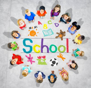 sevimli gülümseyen çocuklar