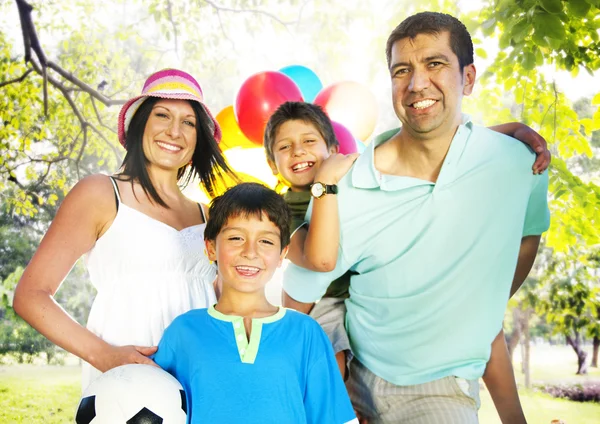 Family Happiness Parents Holiday — Stock Photo, Image