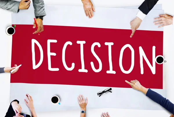 Decision Choose Chance Selection Option Concept — Stock Photo, Image
