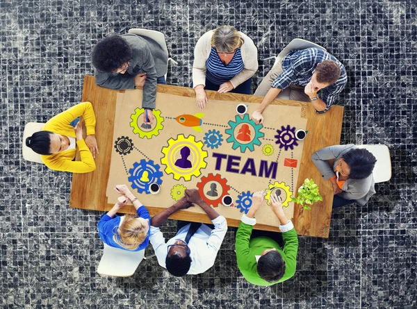 Team Functionality Industy Teamwork Concept — Stock Photo, Image