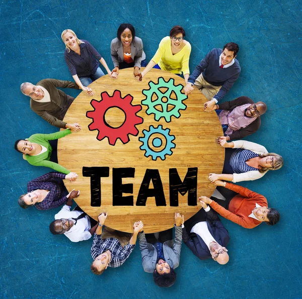 Unternehmer und Teamwork-Konzept — Stockfoto