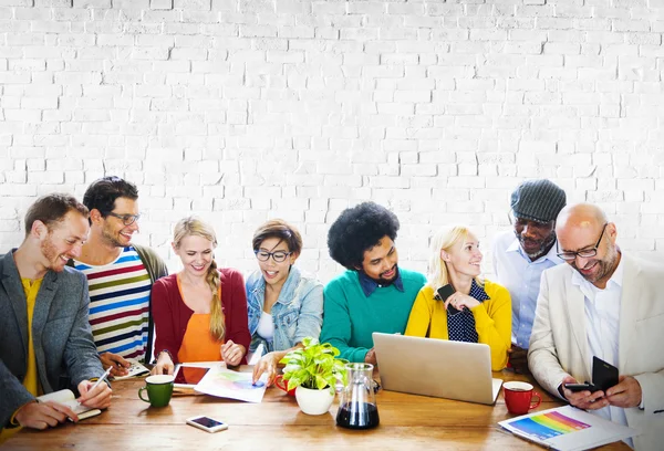 Diversità Persone Brainstorming Concetto — Foto Stock