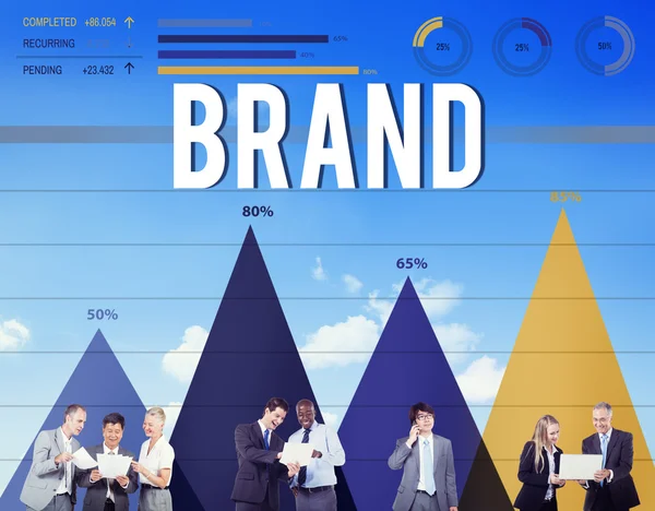 Branding Marketing Concepto de Valor de Producto — Foto de Stock