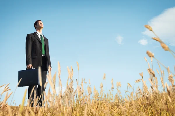 Businessman and concept idea — Stock Photo, Image