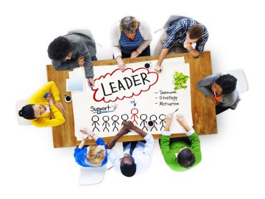 Lider destek ekip çalışması stratejisi kavramı