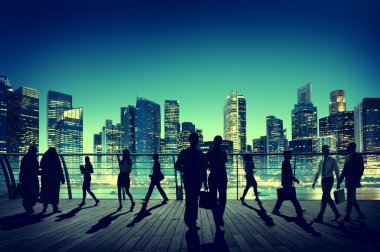 yürüyüş iş adamları