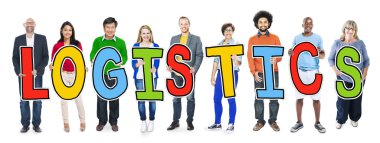 Grup lojistik mektup tutan insan