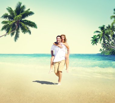 Balayı yaz plaj Dating kavramı