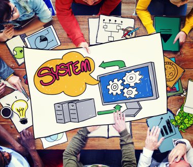 Sistem bağlantısı teknoloji veri