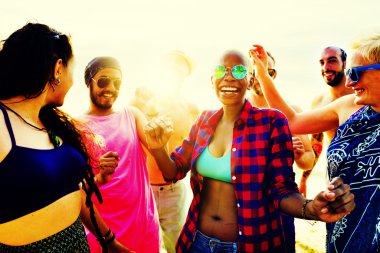 arkadaşlar yaz tatil kavramı