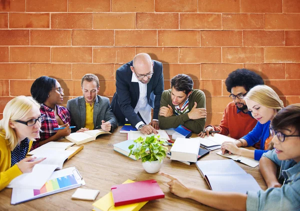 Conexión corporativa, concepto de discusión — Foto de Stock