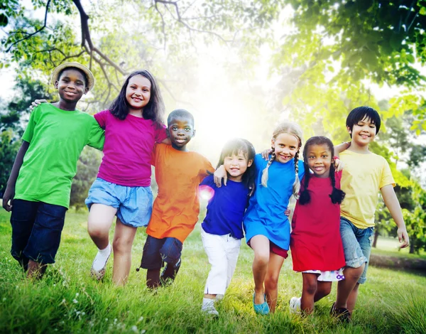 Children togetherness and friendship — Stock Photo, Image