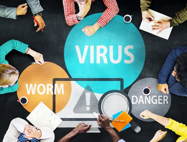 Virus Internet Security Spam koncept — Stock fotografie