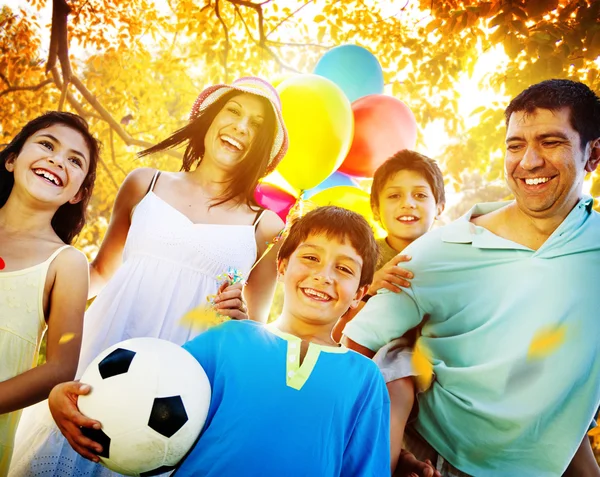 Familienglück Elternurlaub — Stockfoto