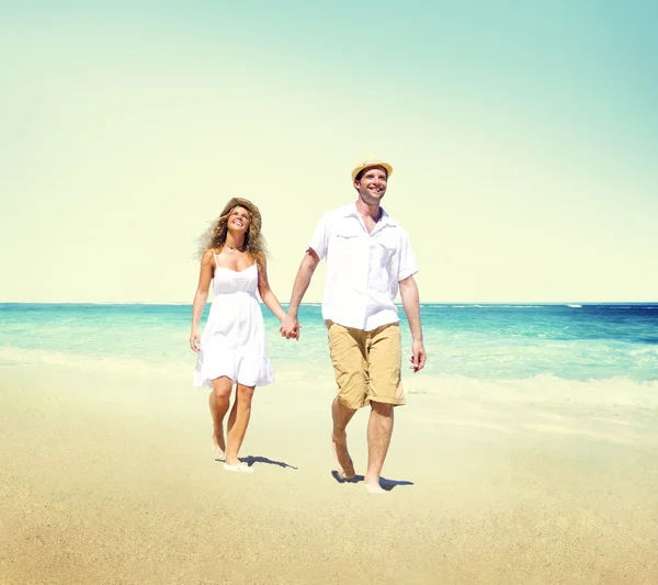 Miesiąc miodowy lato plaża randki koncepcja — Zdjęcie stockowe