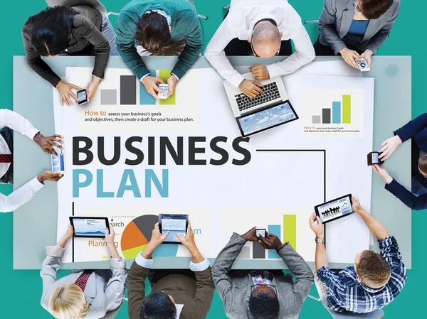 Concetto di business plan — Foto Stock