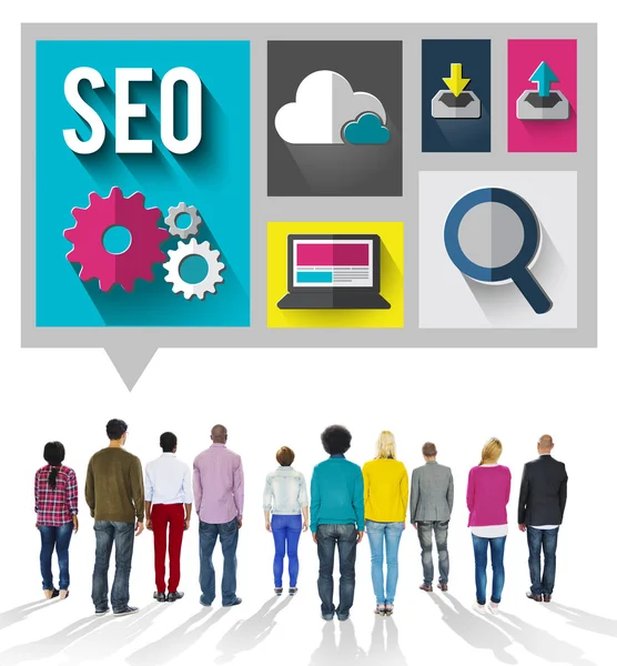 SEO Internet Concept — Stock Photo, Image