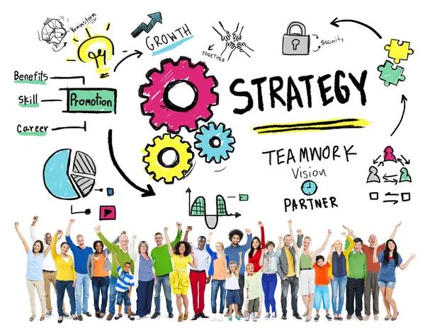 Strategy Teamwork Vision Concept — Stock Photo, Image