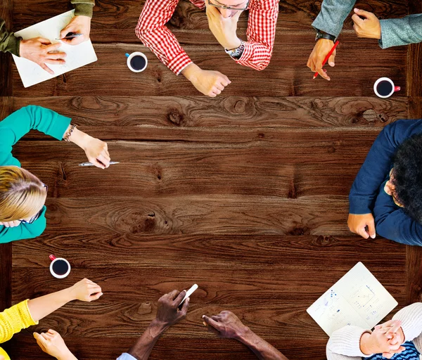 Diverse People at meeting — Stock Photo, Image