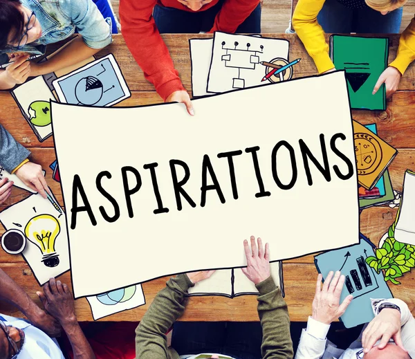 Business people and Aspiration — Stock Photo, Image