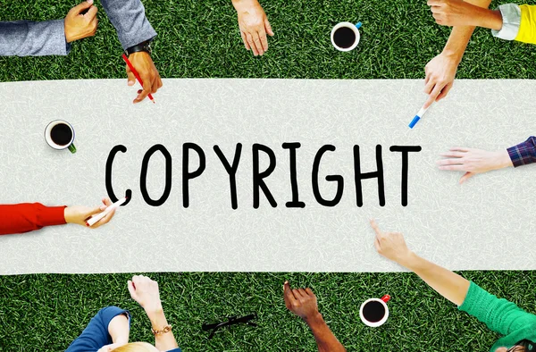 Copyright Identidade de marca registrada — Fotografia de Stock