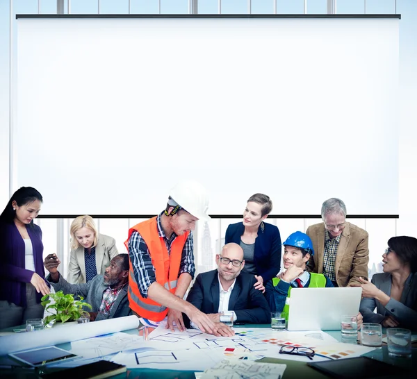 Business mensen discussie, Team Concept — Stockfoto