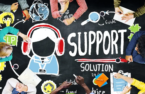 Support Solution Concept — Stock Photo, Image