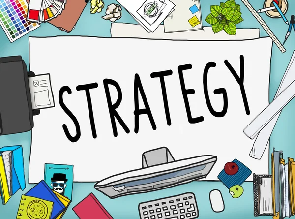 Strategia i planowanie koncepcja — Zdjęcie stockowe