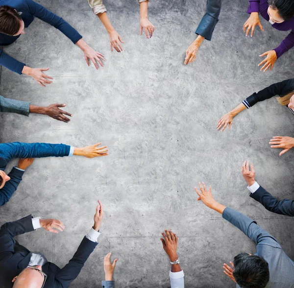Mensen uit het bedrijfsleven werken, Teamwork Concept — Stockfoto