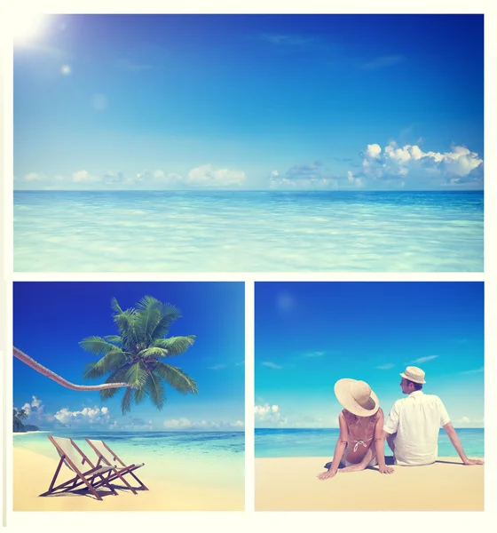 Honeymoon Summer Beach Concept — Stock Photo, Image