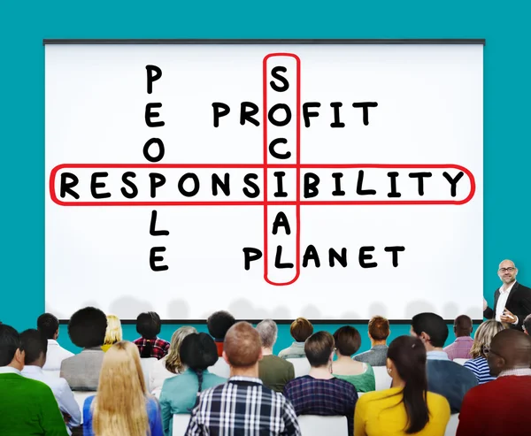 Concept de responsabilité sociale — Photo