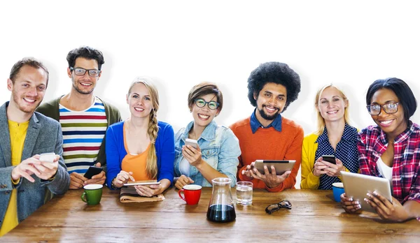 Reunión de equipo de personas de diversidad — Foto de Stock