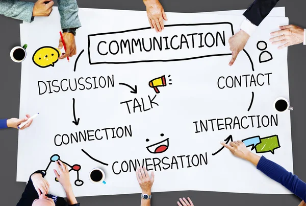 Communication Concept de discussion — Photo