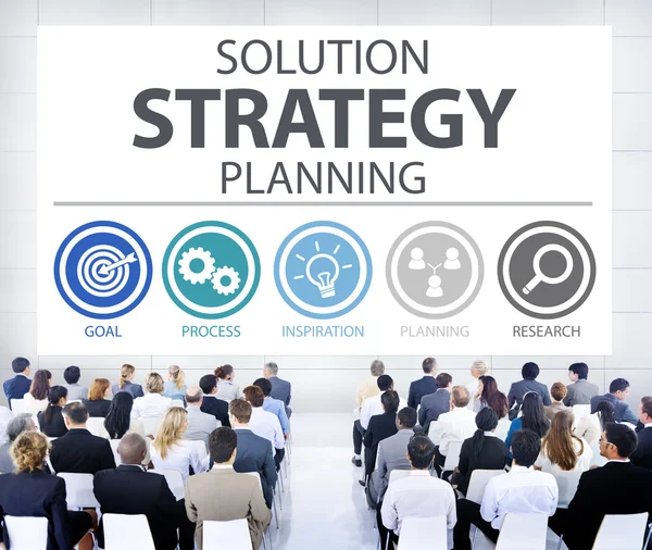 Discussione uomini d'affari Business Planning — Foto Stock