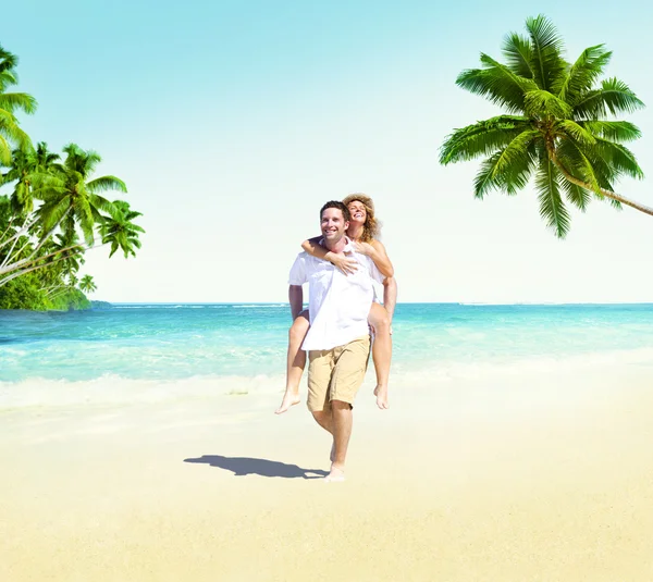 Honeymoon Summer Beach Concept Encontros — Fotografia de Stock