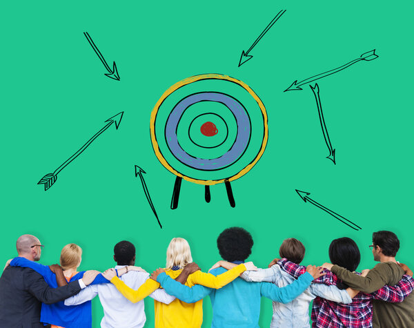 Target Success Inspiration Concept