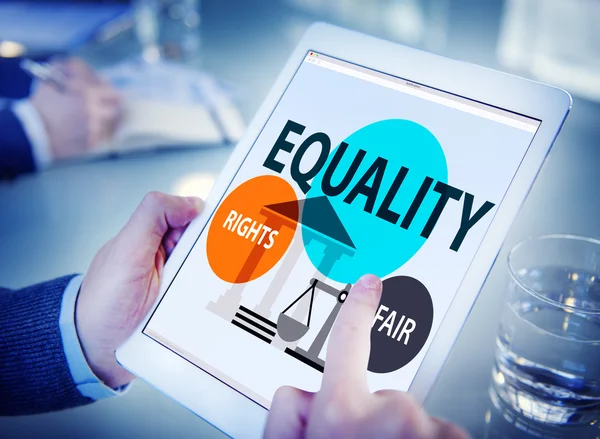 Igualdad Concepto de equilibrio de paridad —  Fotos de Stock