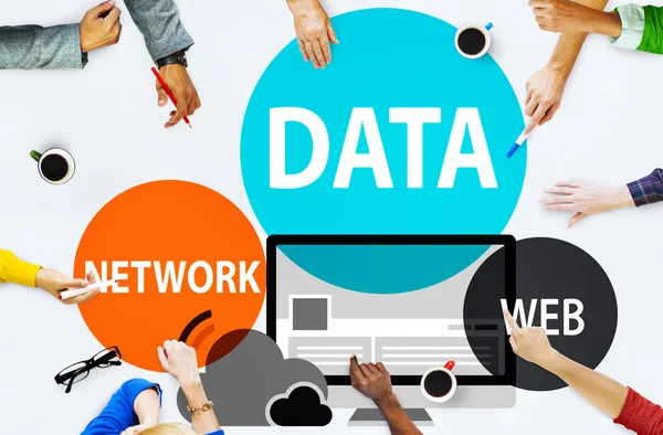Data Network Connection Concept — Stock Photo, Image
