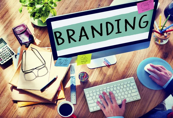 Branding handelsmerk Concept — Stockfoto