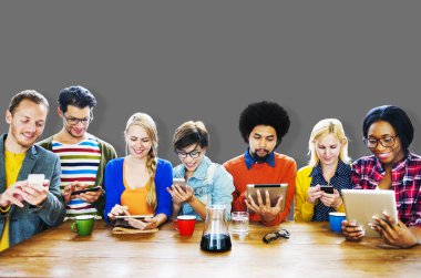 İnsanlar toplantı konferans kavramı